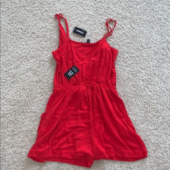 Red Romper - Picture 2 of 2